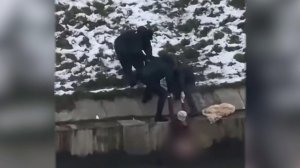 В Санкт-Петербурге спасли из ледяной воды маму с ребенком