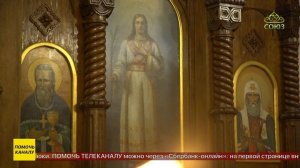 Божественная литургия в храме Александра Невского в поселке Усть-Ижора