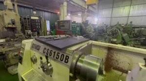 STMSI CS6150B Токарный станок, РМЦ 1000мм (аналог 16К25). Видео в работе