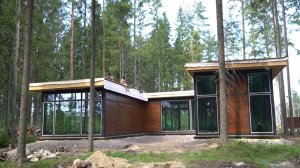 Современный фахверковый дом , от начала до конца.