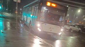 ЛиАЗ 5292 24маршрут на станции Звенигород