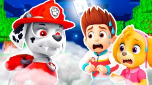 МАРШАЛ EXE НАПАЛ НА СКАЙ и РАЙДЕРА ЩЕНЯЧИЙ ПАТРУЛЬ ЧТО СЛУЧИЛОСЬ в МАЙНКРАФТ