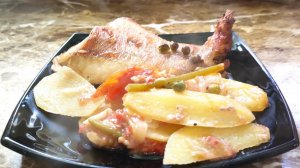 Запечённый окунь в духовке с овощами 💯 вкусно