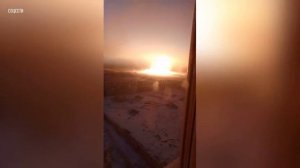 Очевидцы публикуют кадры взрыва в Омской области