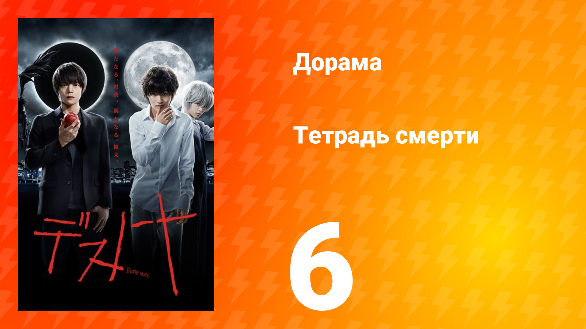 Тетрадь смерти 1 сезон 6 серия