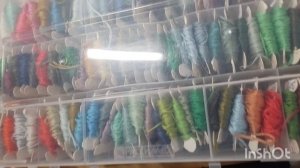 Павлины на болоте Вышивка,продвижения.Многоцветка нитки схс