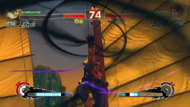 Ultra Street Fighter IV E.Honda VS Evil Ryu