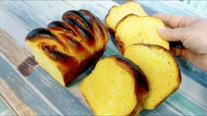 Морковное дрожжевое тесто! Ванильная булка с ЗАВАРНЫМ кремом.