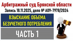 Суд по безучетке (Часть 1)