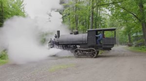 Паровоз на гусеницах