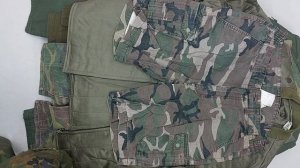 40787 Микс милитари (военка), 2пак, CREAM MILITARY MIX, секонд (cream/extra) оптом