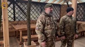 Апти Алаудинов "АХМАТ". Магомед Хийтанаев посетил бойцов батальона "Хохла"