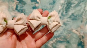 Показ модели бантиков ( ролик 34)🤎🤎🤎