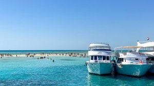 Египет. Прогулка на яхте! Белый остров-египетские Мальдивы!