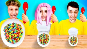 Челлендж "Большой, Средний или Маленький ТУАЛЕТ"