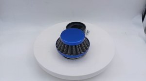 Воздушный фильтр нулевого сопротивления для детского питбайка с патрубком 49сс 2т синий