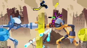 стикманы с другом