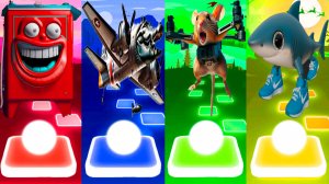 БОМ БОМ БОМ ГАЗУН 🆚 БОМБАРДИРО КРОКОДИЛО 🆚 МАУСИНИ КВОДРОКОПТИНИ 🆚 ТРАЛАЛЕРО ТРАЛАЛА | Tiles №295