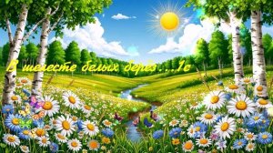 В шелесте белых берёз...1с ВИДЕО ПЕСНЯ В ДУШУ