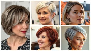 Топ-15 самых популярных стрижек 2026 года, которые подойдут всем женщинам от 40 до 70 лет #стрижка