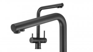 Распаковка черного кухонного смесителя с каналом для фильтрованной воды Swedbe Selene Plus 8144B