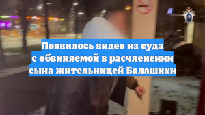 Появилось видео из суда с обвиняемой в расчленении сына жительницей Балашихи