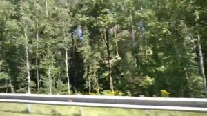 На большой скорости. Первый раз, но если доверяешь водителю. Так быстро мелькают пейзажи