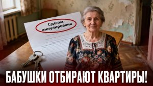 Пенсионеры МАССОВО ОТНИМАЮТ КВАРТИРЫ! Новая схема мошенничества / Как защититься?