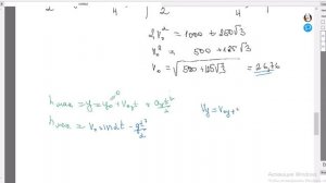Разбор олимпиадной задачи (мун.этап). Законы сохранения. Работа. Баллистика.10 класс (3 часть)