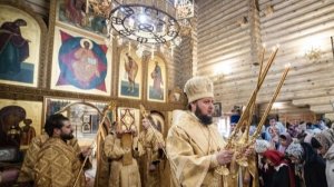 Архиерейское богослужение в Георгиевском храме города Подольска