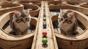 ШАРИКИ КАТАЮТСЯ ПО ЛАБИРИНТУ