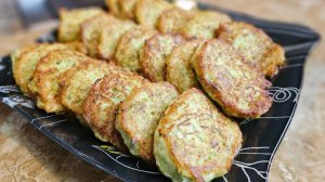 Пышные оладья из кабачков ! Рецепт под видео! Как приготовить вкусно кабачки?