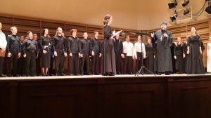 Выступление протоиерея Димитрия Сальникова на Юбилейном концерте. Многолетие (Сводный хор).