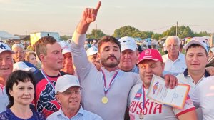 Сабантуй Мочалей 2025. Борьба на поясах.