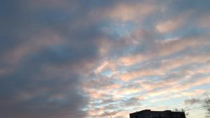 Осенью тоже бывает красиво, небо