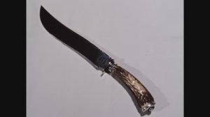 Работа мастера по изготовлению ножей в 1988 году. Старая школа.