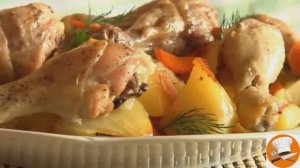 Курица в рукаве