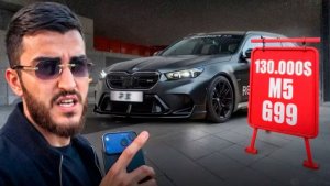 РЕНАТКО ГОТОВИТСЯ К ПОКУПКЕ НОВОЙ **BMW M5 G99** !💲| ОСМОТР M5 G99 В АВТОСАЛОНЕ ГРУЗИИ !
