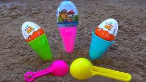 Открываем Яйцо Сюрприз с Щенком Собачий Патруль и Игрушка Сюрприз и Мультик для Малышей и Песенки