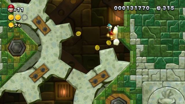 прохождение super mario bros u 😉 (часть 1)