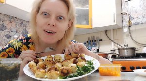 Доход, пельмени и котлеты, мукбанг, повседневная жизнь