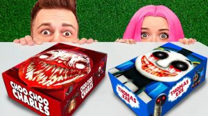 НЕ ОТКРЫВАЙ СЕКРЕТНЫЙ НАБОР LEGO CHOO CHOO CHARLES & THOMAS THE TRAIN в 3 часа НОЧИ!