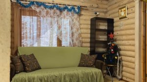 Коттеджная база "Брусника" зимой