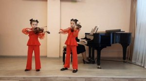 Р.Паулс. Колыбельная. Дуэт скрипачей "Карусель" (Алешина Марьяна, Перекрест Василиса), г.Томск.