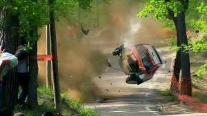 Невероятные и жесткие аварии на ралли. Best compilation