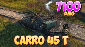 Carro 45 t - 4 Фрагов 7.1K Урона • Оптимистичный! • Мир Танков
