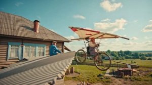 Кинематографичный короткий фильм, в стиле деревенской комедии.