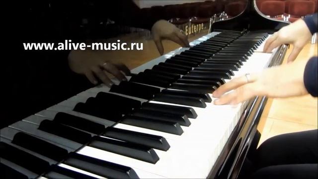 ABBA Happy New Year фортепиано соло