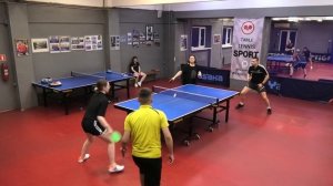 отбор Закзун/Нельсон (1339) - Гуреев/Славинская (1011) настольный теннис Парный турнир 16.11 СПб