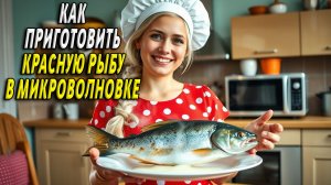 Как приготовить красную рыбу в микроволновке